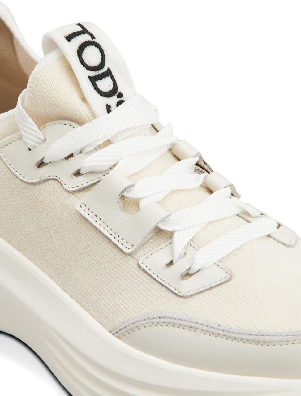Tod's Sneakers Grigio Chiaro Wit