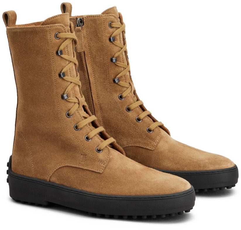 Tod's Boots Brown Beige