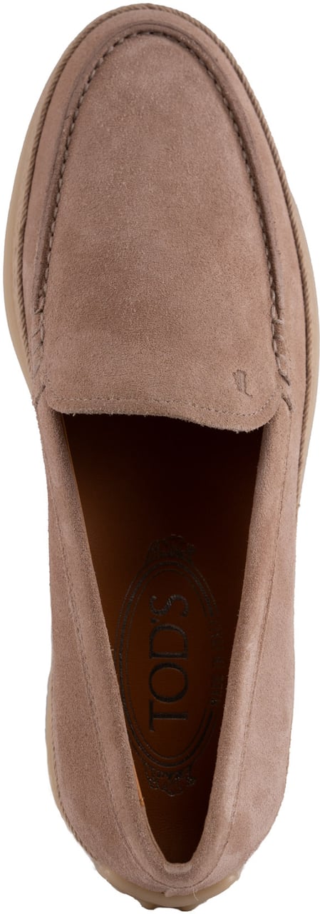 Tod's Flat Shoes Powder Roze
