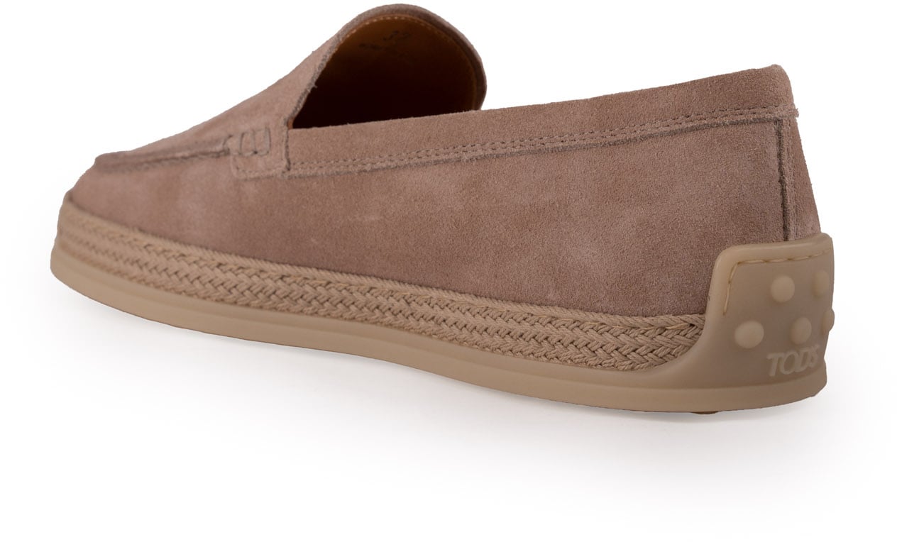Tod's Flat Shoes Powder Roze