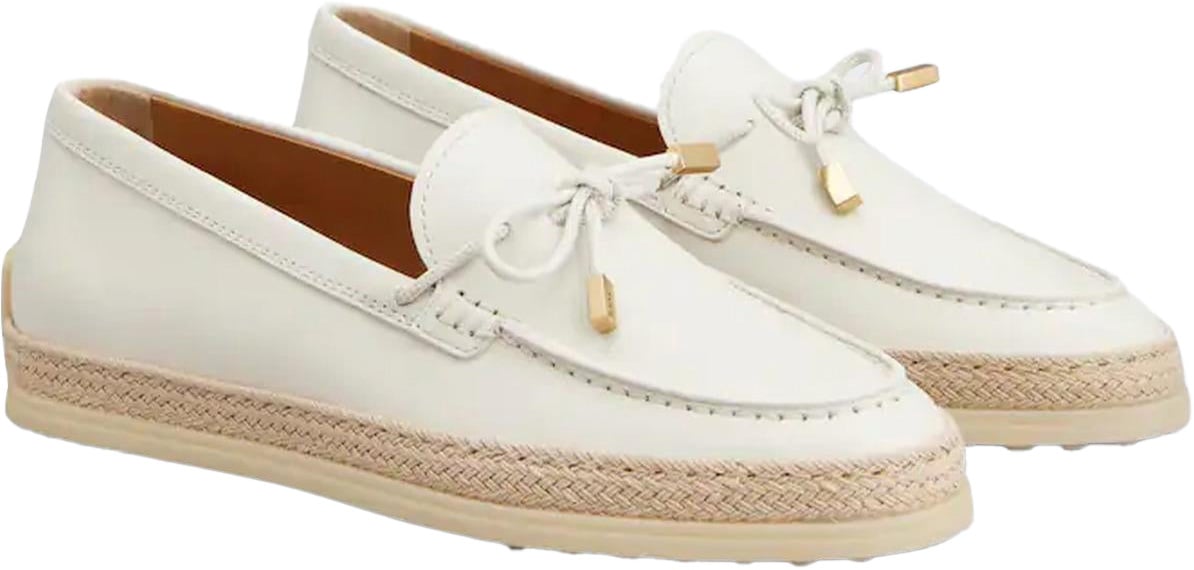 Tod's Dames Gomma Rafia 92K Laccetto Termi Wit