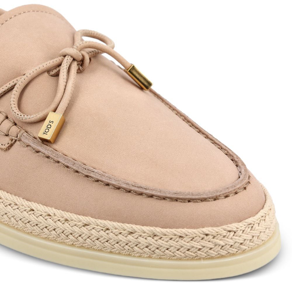 Tod's Flat Shoes Powder Roze