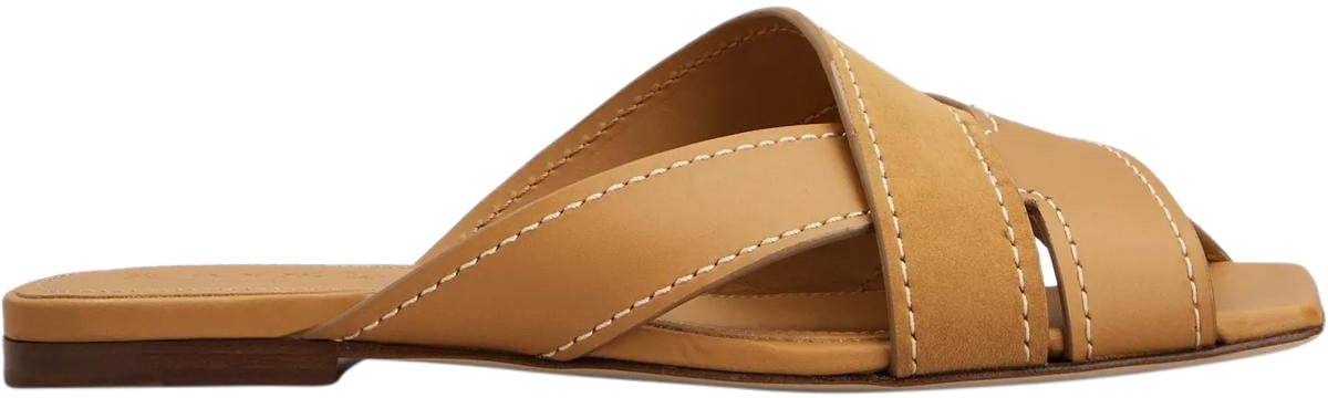 Tod's Dames Sand.Cuoio Flat 99L Fasce Incr Bruin
