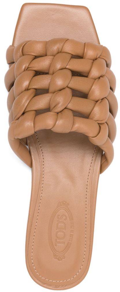 Tod's Sandals Camel Beige