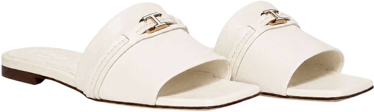 Tod's Flat Shoes Bianco Wit