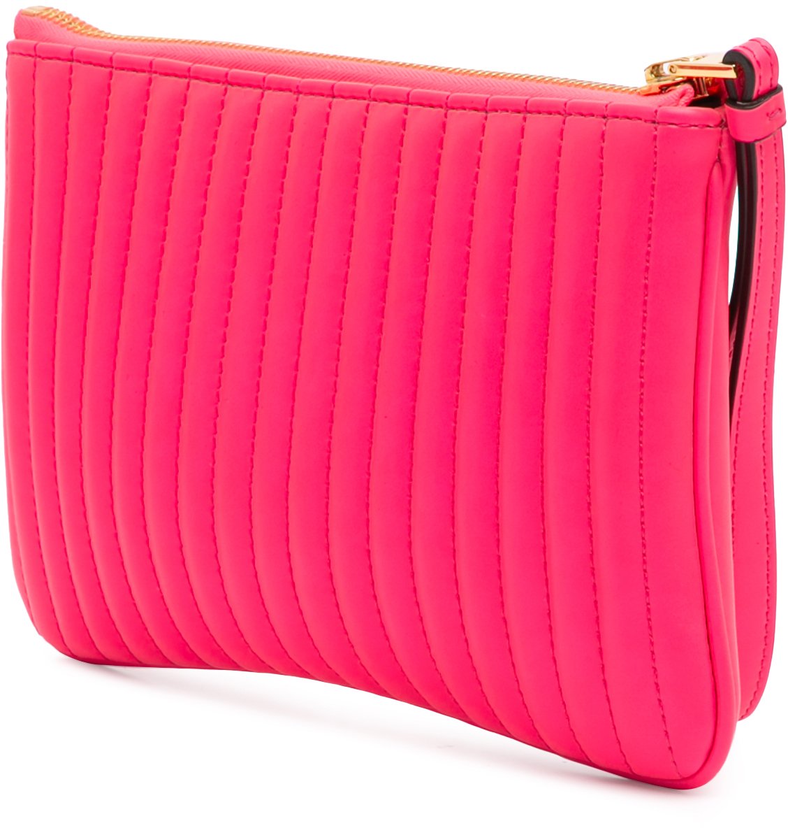 Tom Ford Quilted Calfskin TF Clutch Roze