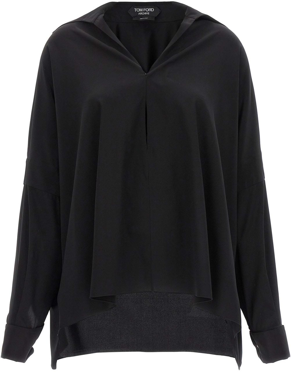 Tom Ford Black Silk Blouse Zwart