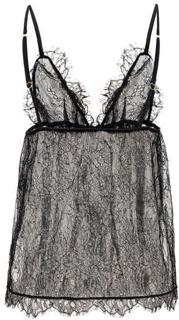Tom Ford Black Lace Top Zwart