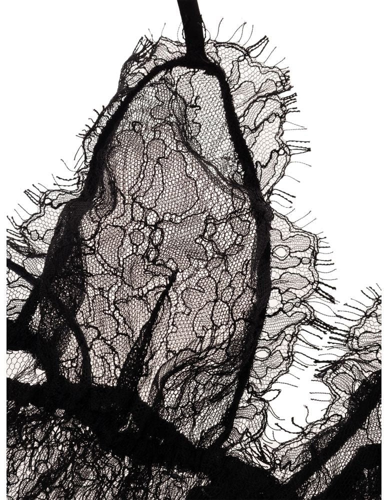 Tom Ford Black Lace Top Zwart