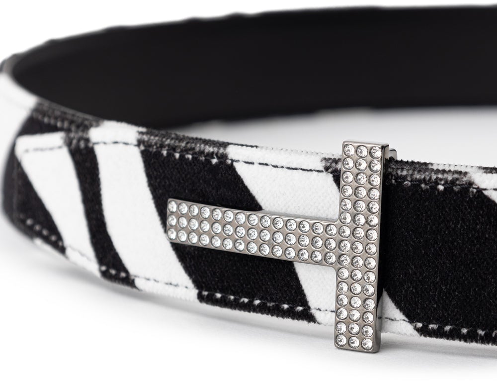 Tom Ford Belts Black/White Divers