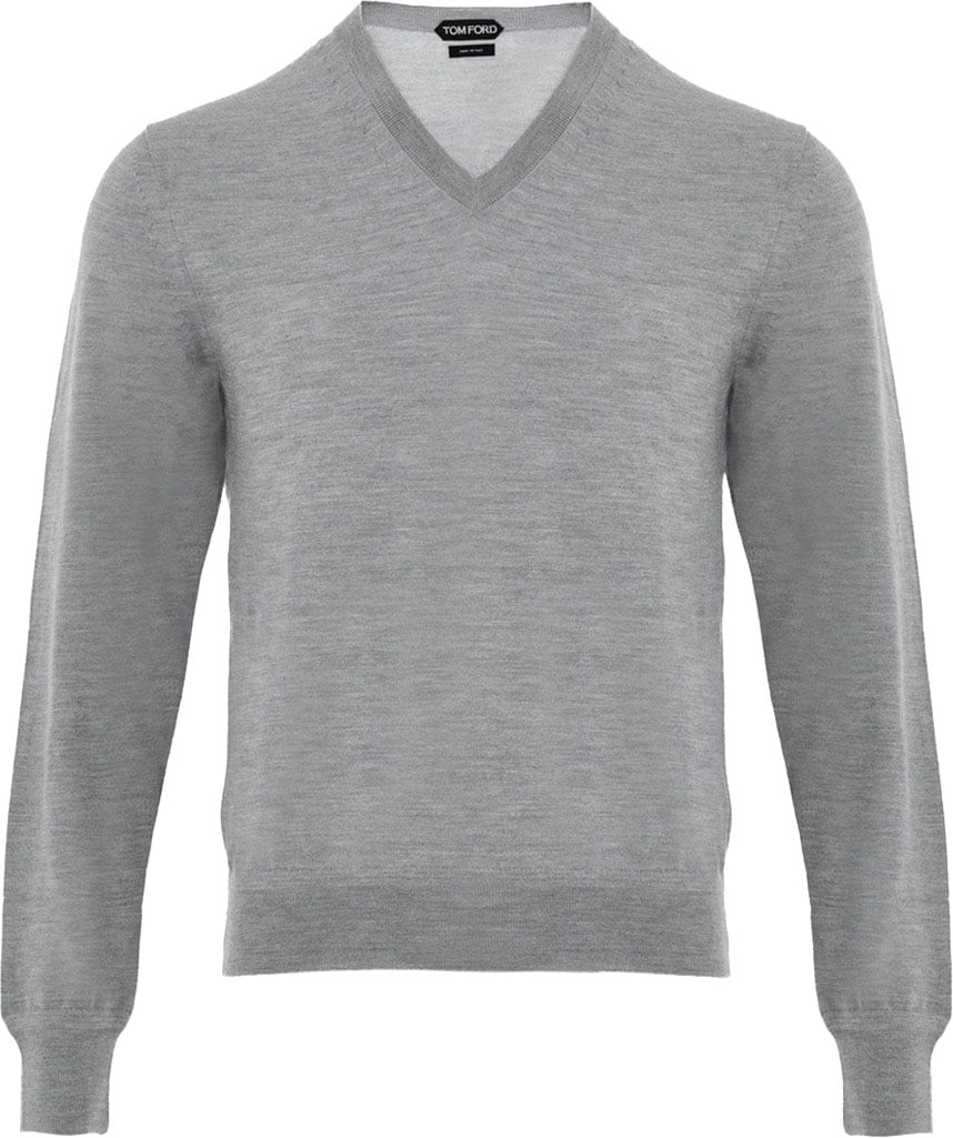 Tom Ford Knitwear Pearl Grey Divers