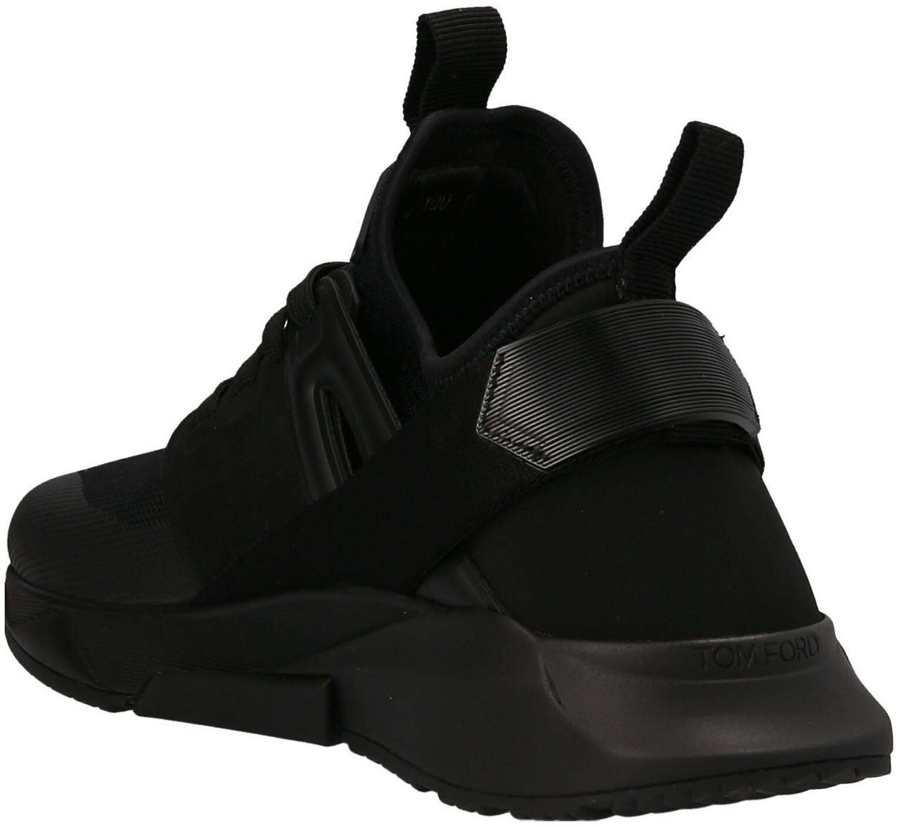Tom Ford Black Polyethylene Athletic Sneakers Zwart