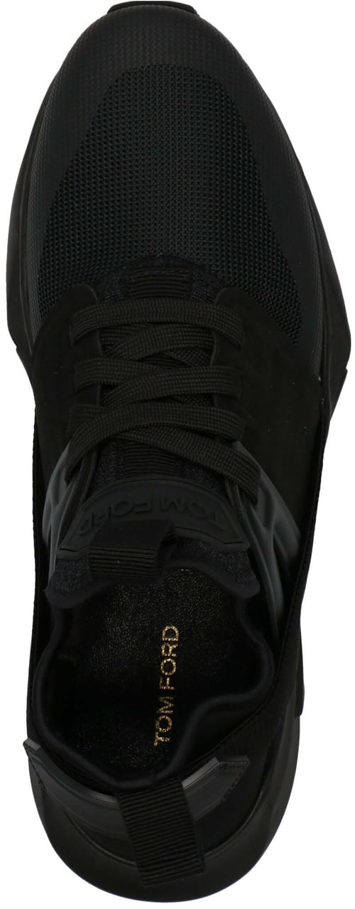 Tom Ford Black Polyethylene Athletic Sneakers Zwart