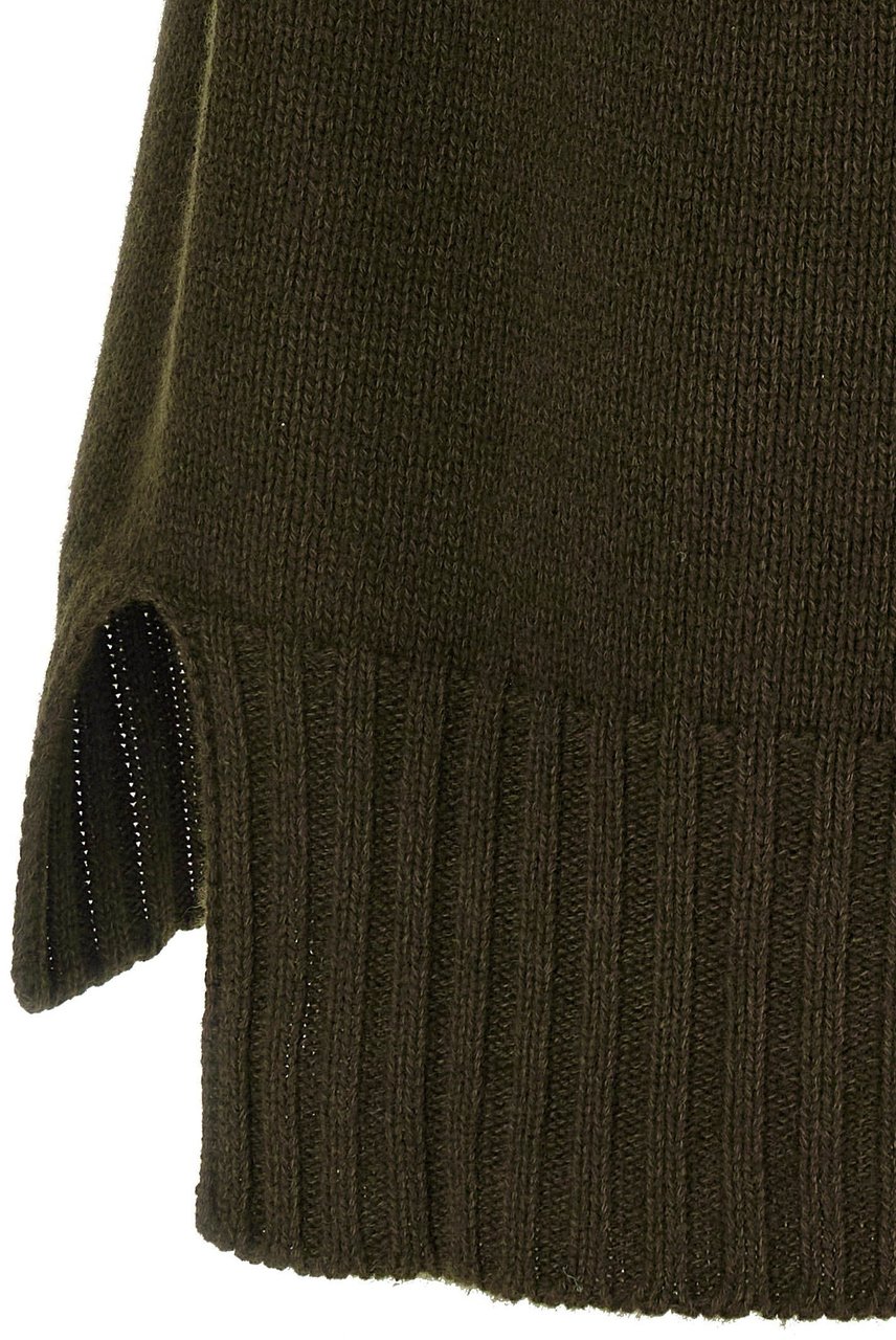 Tom Ford Bicolor Cashmere Cardigan Groen