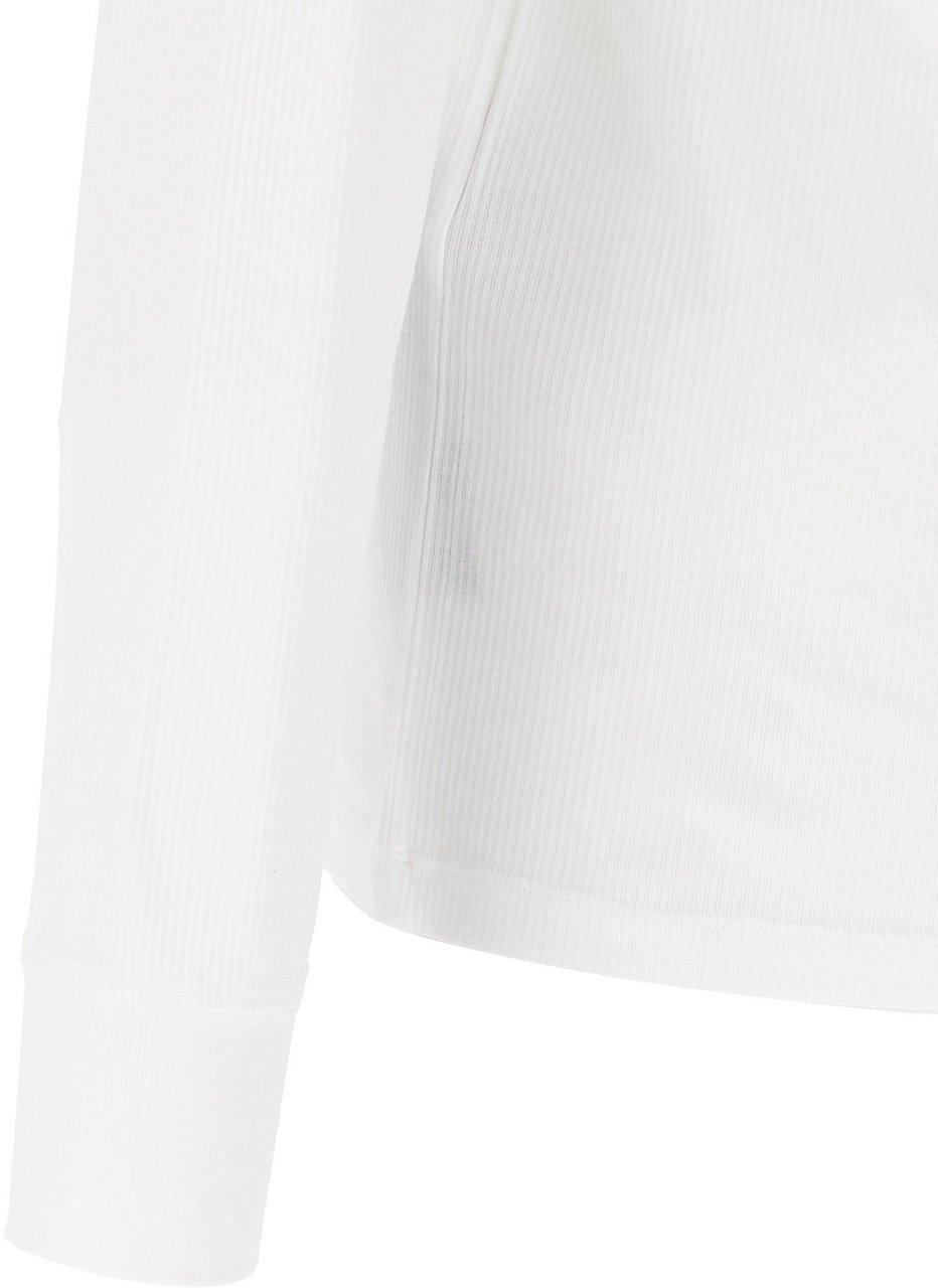 Tom Ford White Cotton T-Shirt Wit