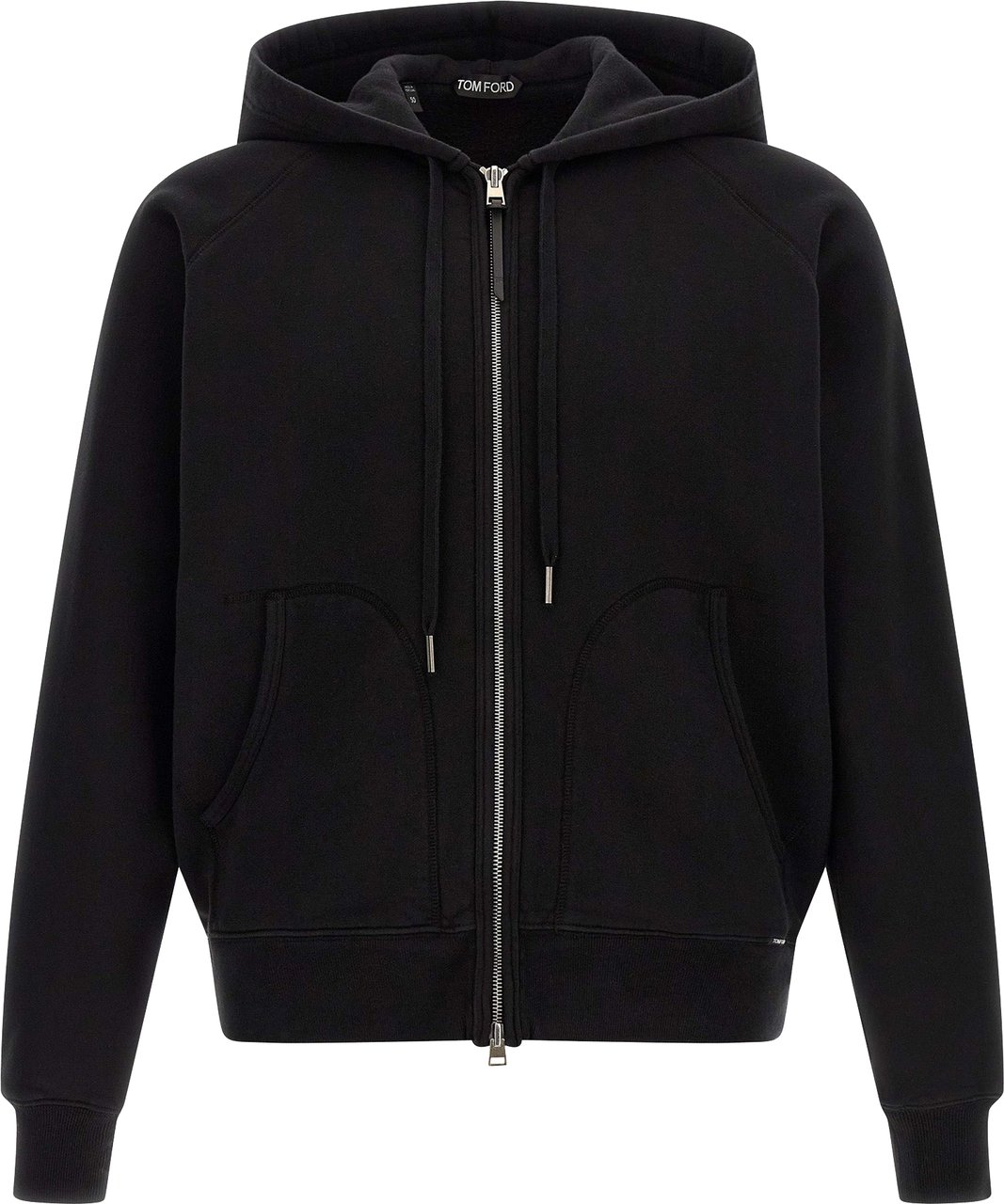 Tom Ford Black Cotton Sweatshirt Zwart