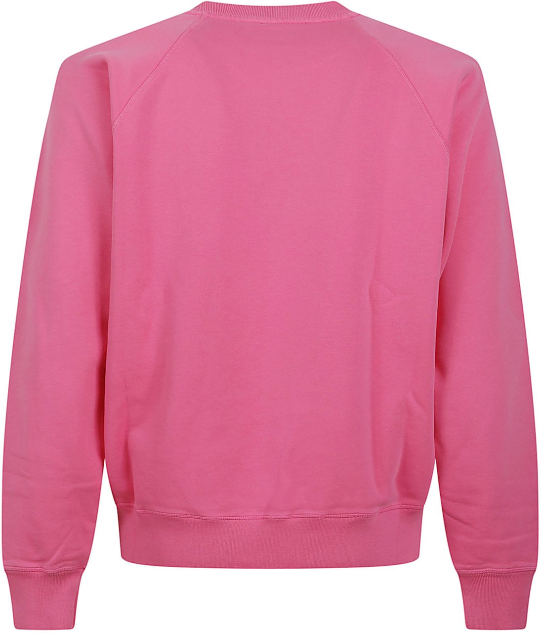 Tom Ford Vibrant Pink Cotton Sweater with Crew Neckline Roze
