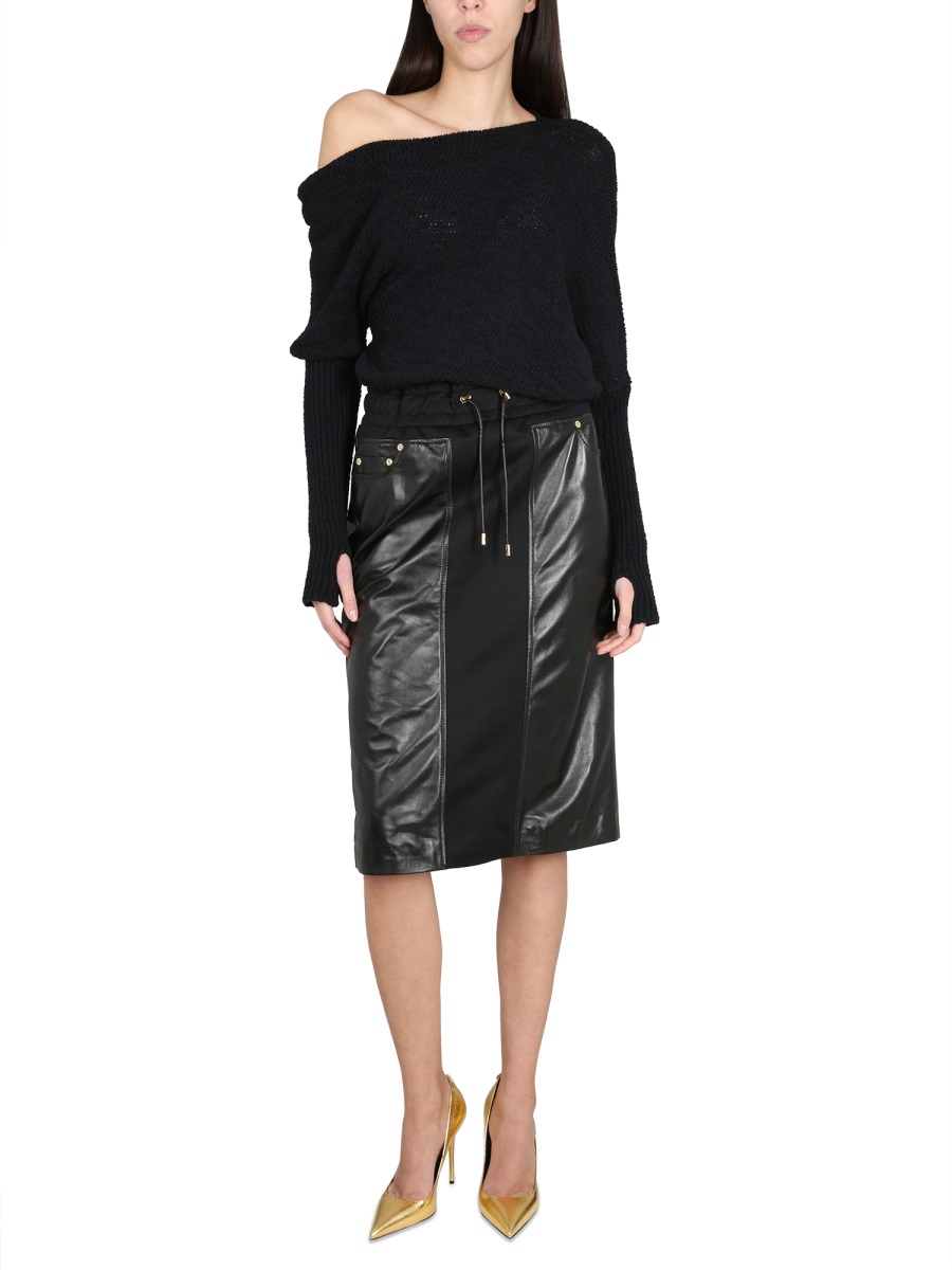 Tom Ford SILK BLEND SKIRT Zwart