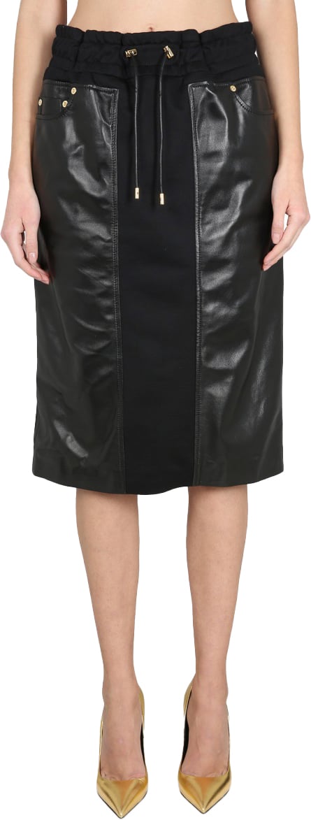 Tom Ford SILK BLEND SKIRT Zwart