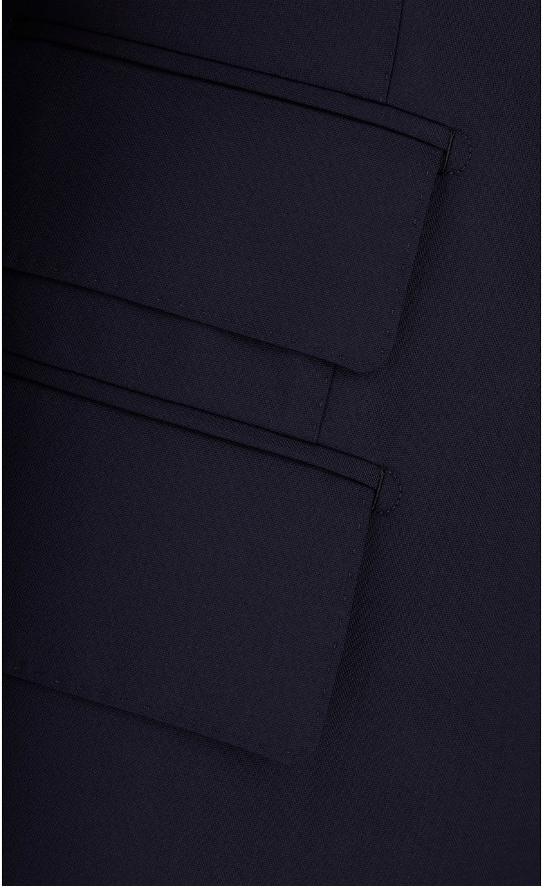 Tom Ford Tom Ford Navy blue wool suit Blauw