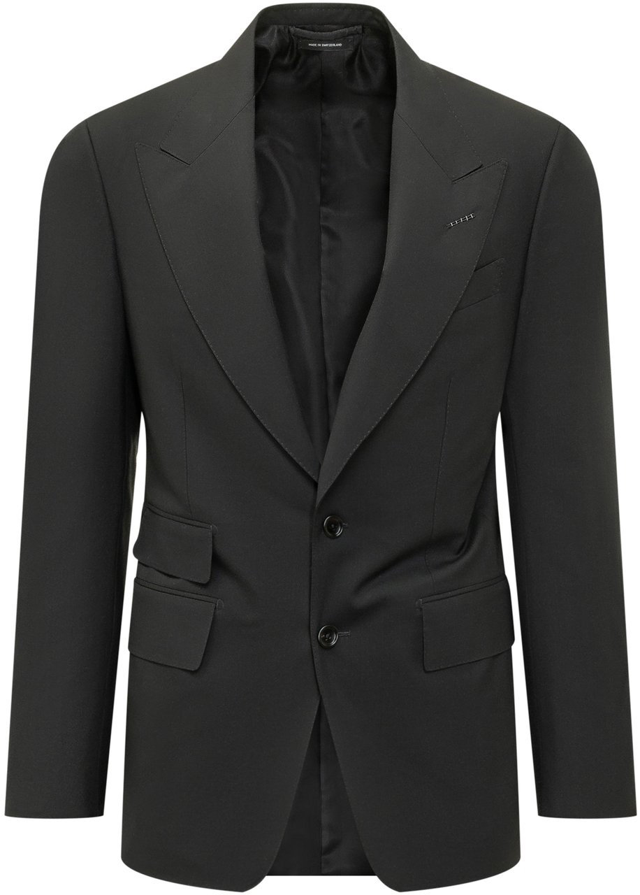 Tom Ford Tom Ford Navy blue wool suit Blauw