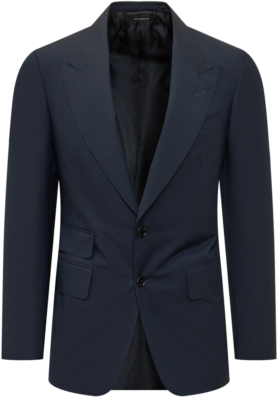 Tom Ford Tom Ford Black wool suit Zwart