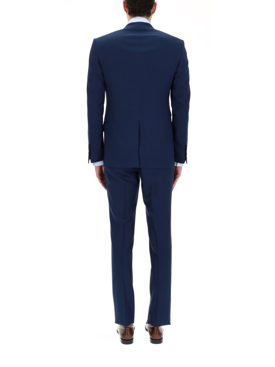 Tom Ford Deep Blue Tailored Straight Cut Suit Zwart