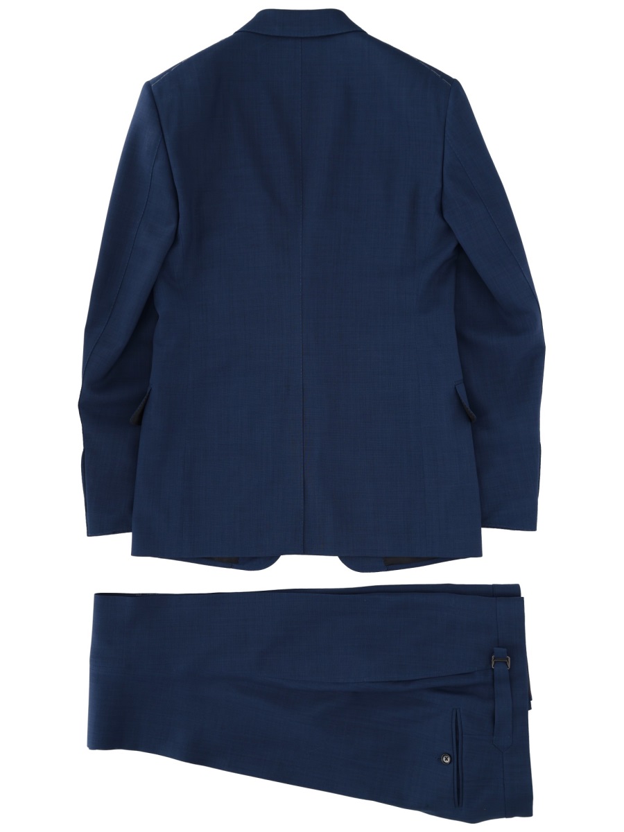 Tom Ford Deep Blue Tailored Straight Cut Suit Zwart