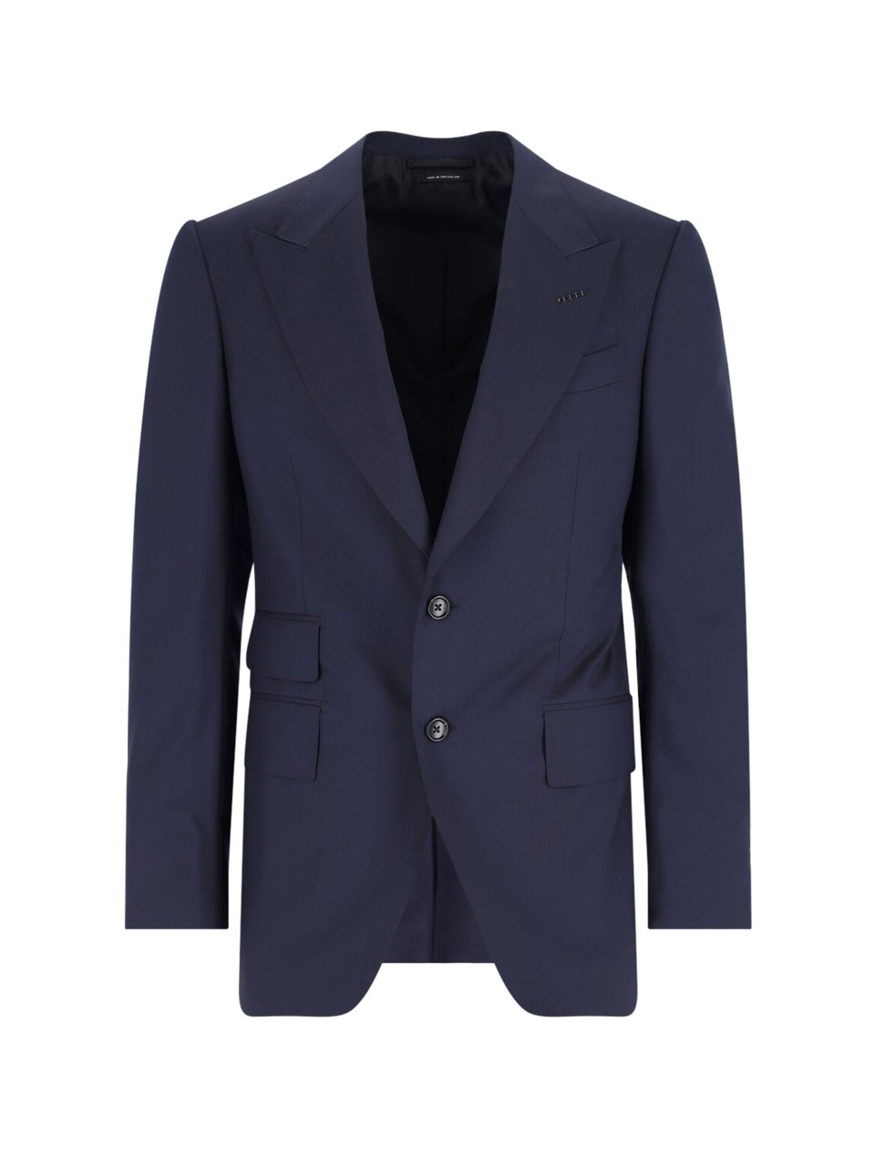Tom Ford Navy Shelton Two Piece Wool Suit Blauw
