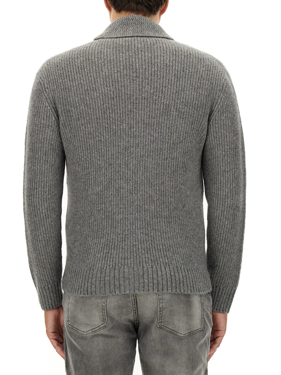Tom Ford CASHMERE AND SILK CARDIGAN Grijs