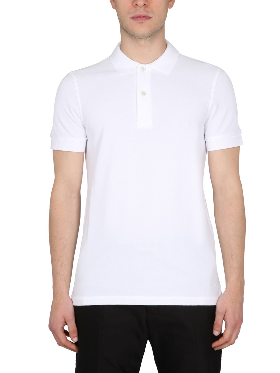 Tom Ford TENNIS POLO. Wit