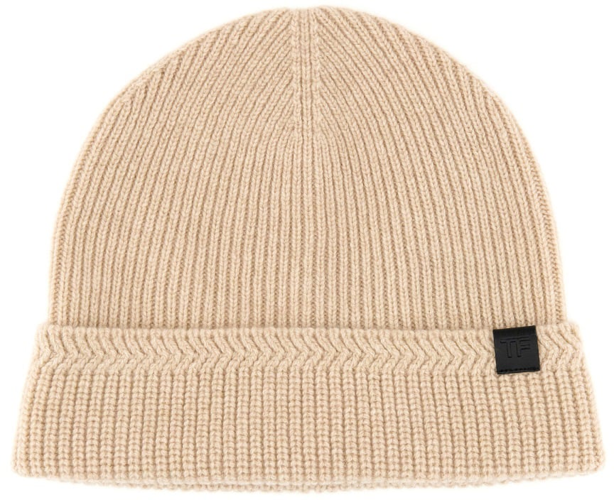 Tom Ford CASHMERE BEANIE HAT Beige