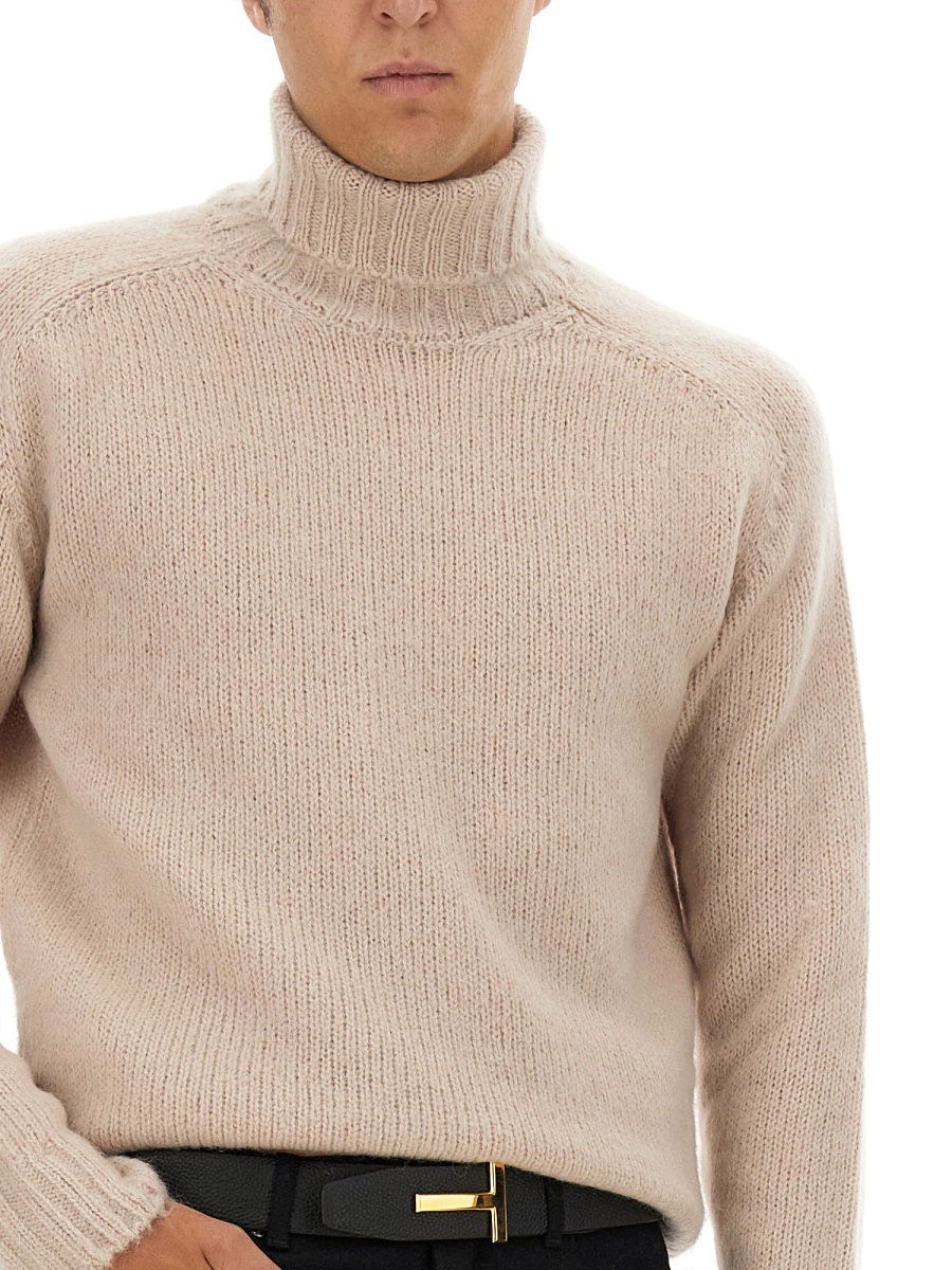 Tom Ford TURTLENECK SHIRT Beige