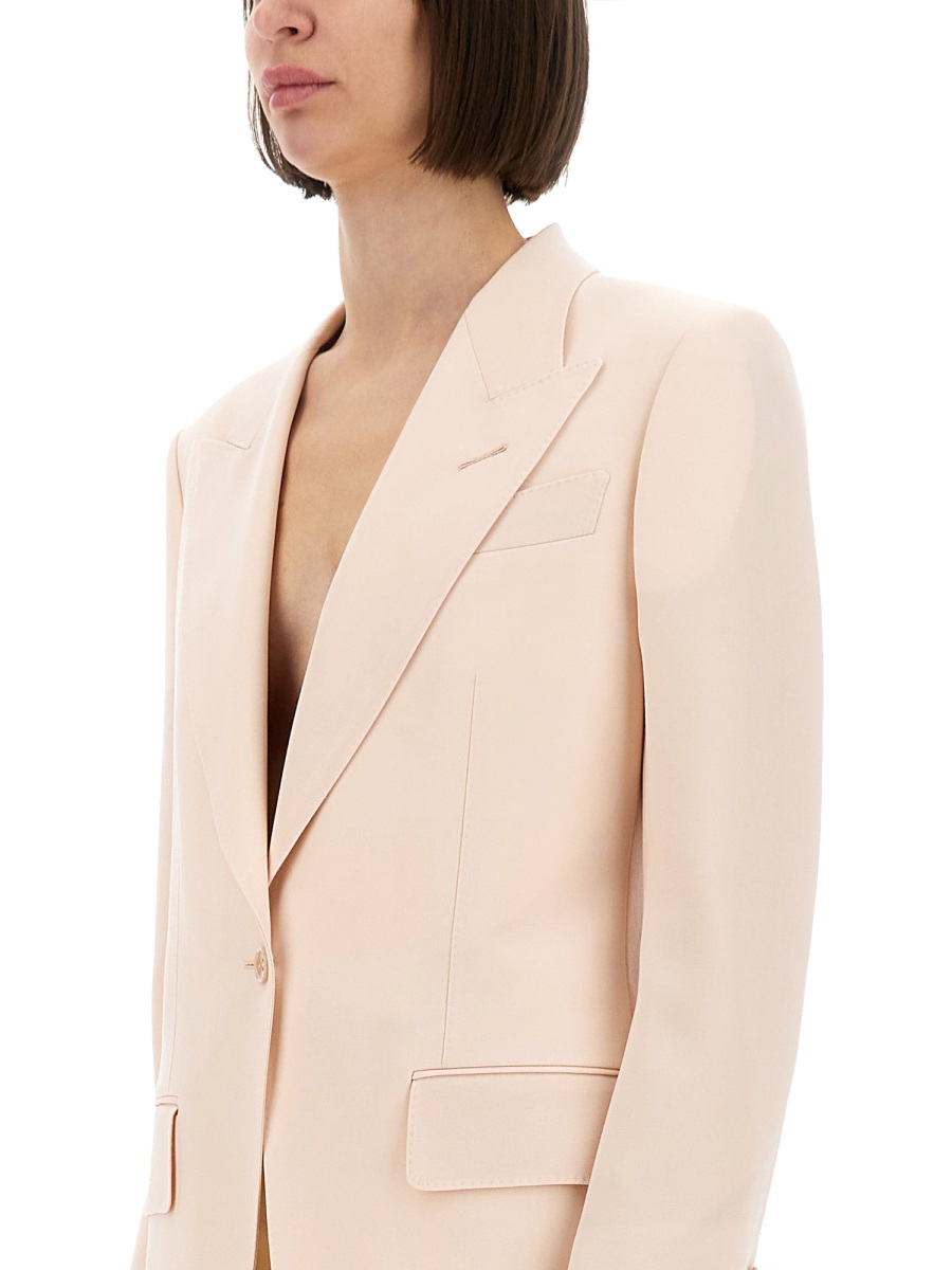 Tom Ford SINGLE BREASTED WOOL JACKET Roze