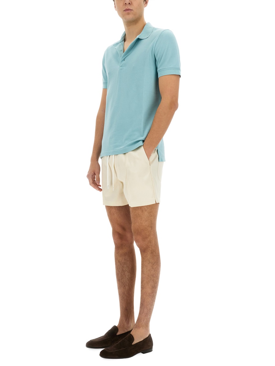 Tom Ford PIQUET POLO Blauw