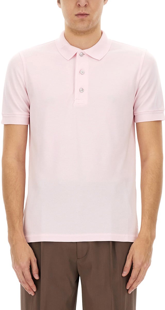 Tom Ford PIQUE POLO. Roze