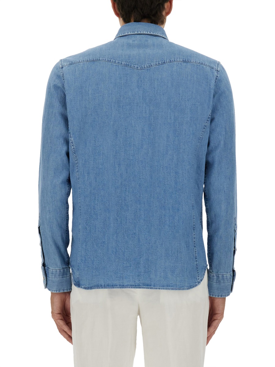 Tom Ford WESTERN SHIRT Blauw