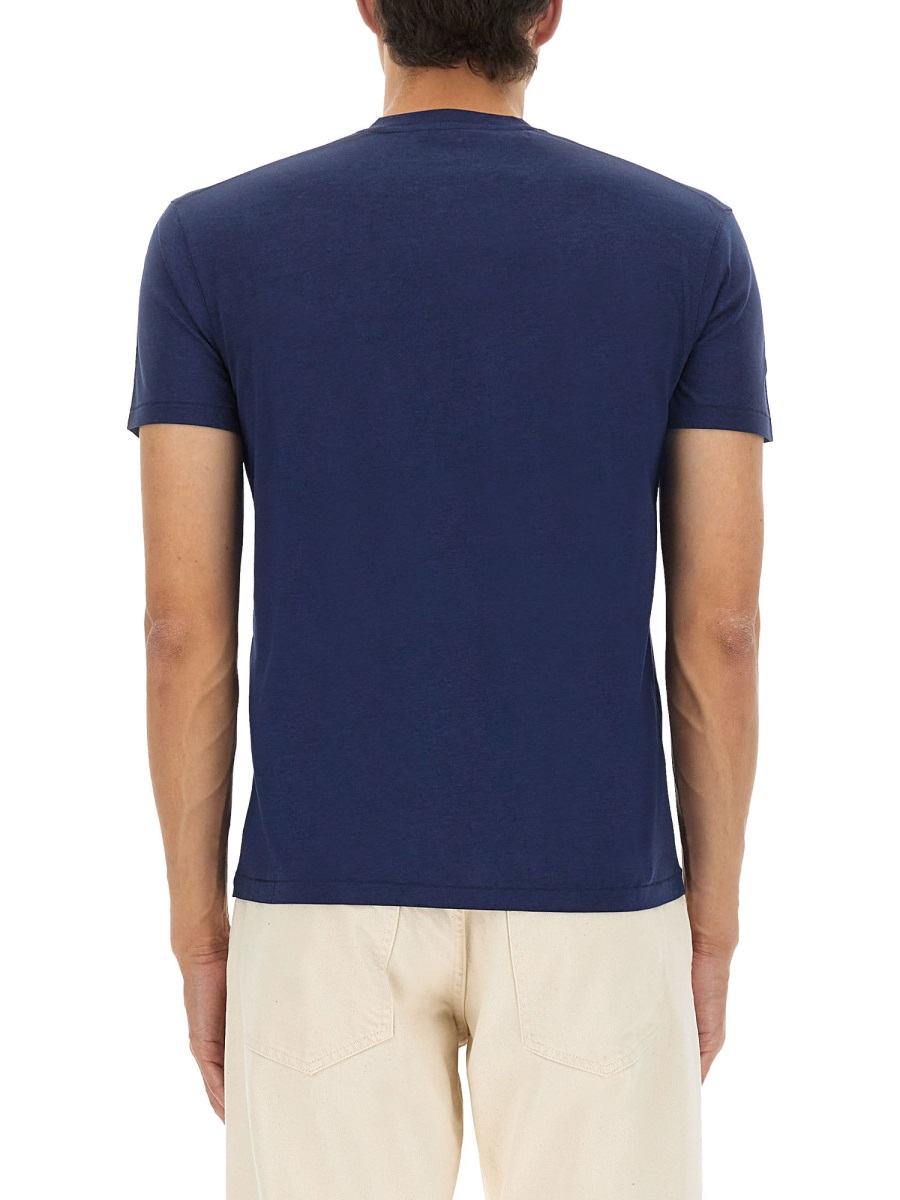 Tom Ford REGULAR FIT T-SHIRT Blauw