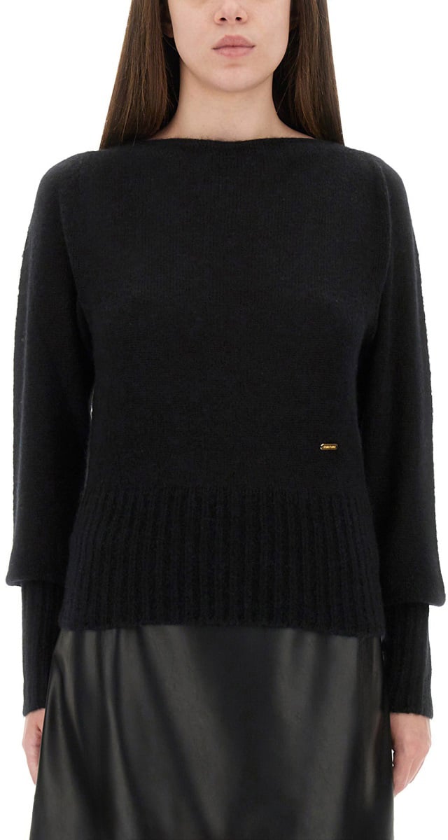Tom Ford BOAT-NECK SWEATER Zwart