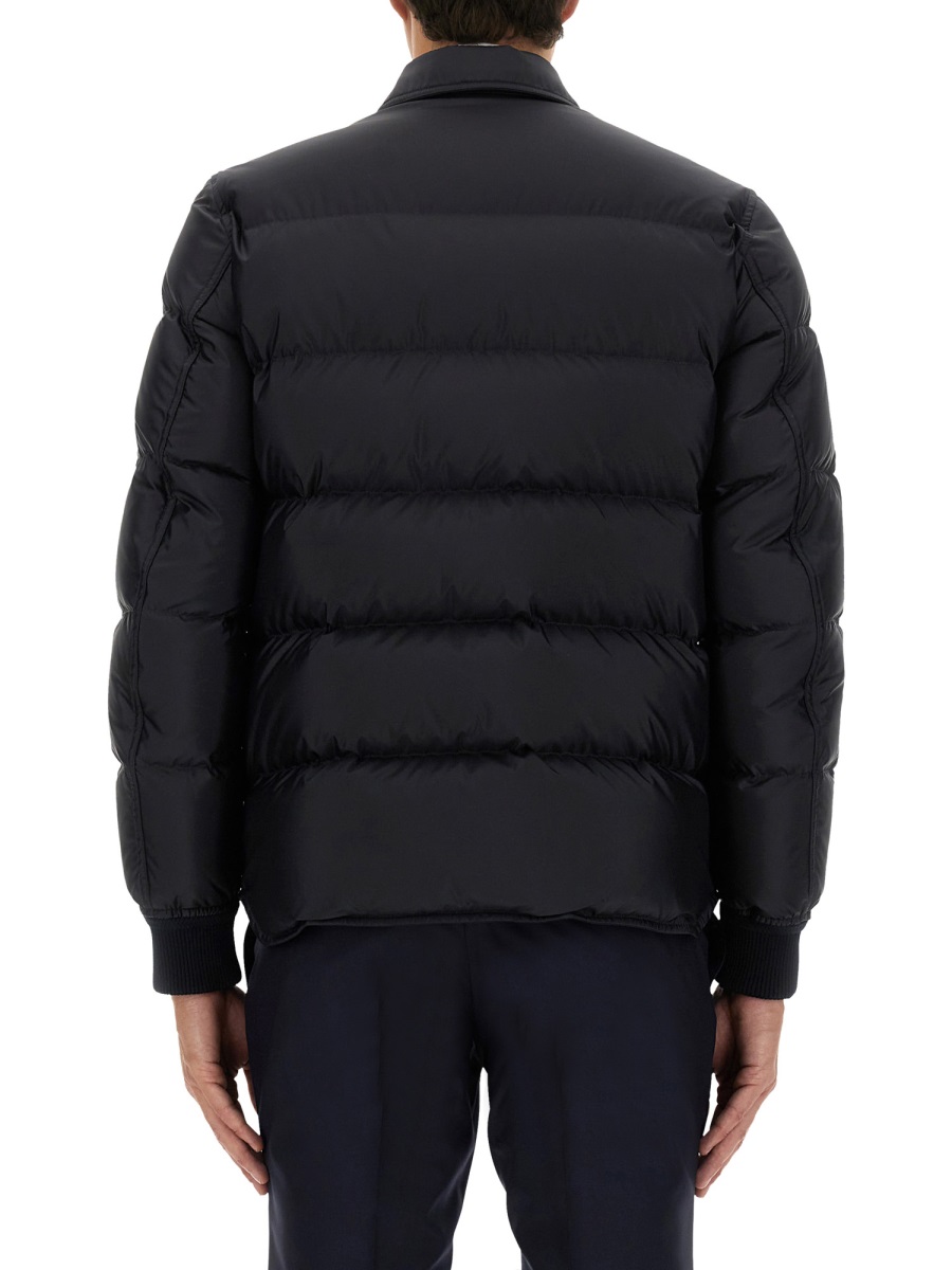 Tom Ford "TECHNO SATIN" PADDED JACKET Blauw