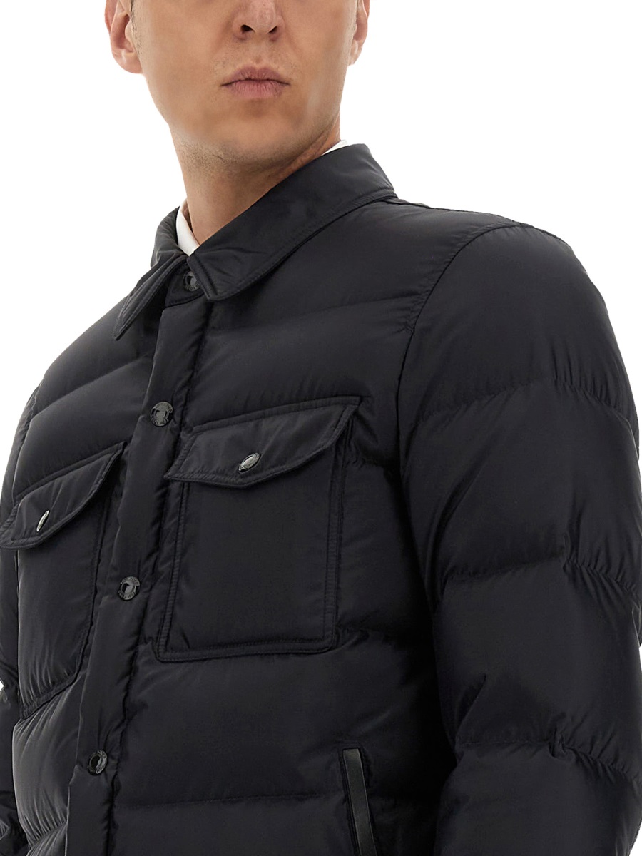 Tom Ford "TECHNO SATIN" PADDED JACKET Blauw