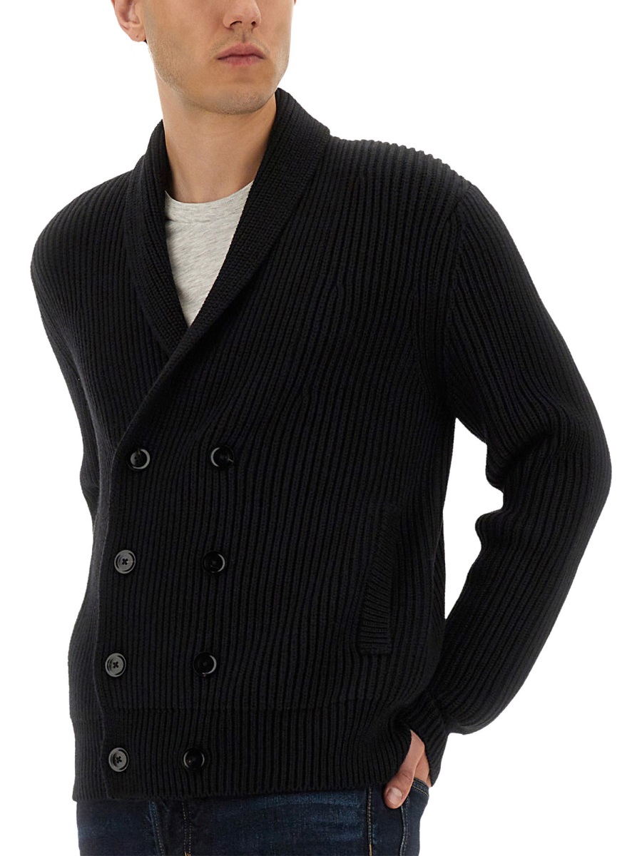 Tom Ford DOUBLE-BREASTED CARDIGAN Zwart
