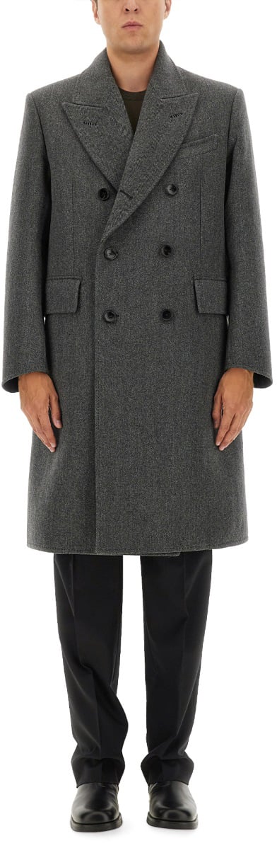 Tom Ford DOUBLE-BREASTED COAT Grijs