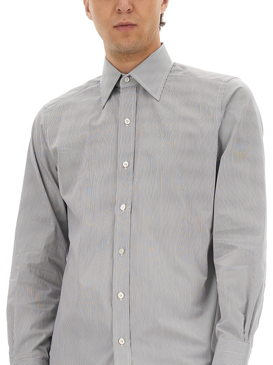 Tom Ford SLIM FIT SHIRT Grijs