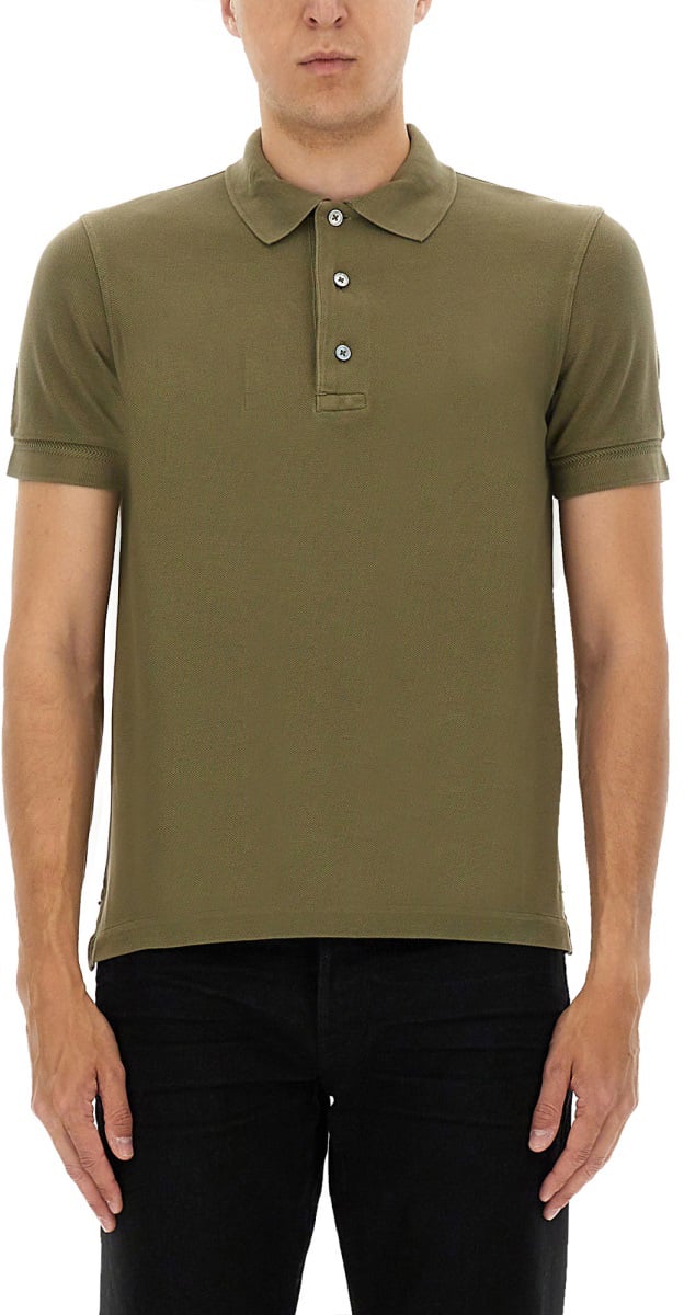 Tom Ford PIQUE POLO. Groen