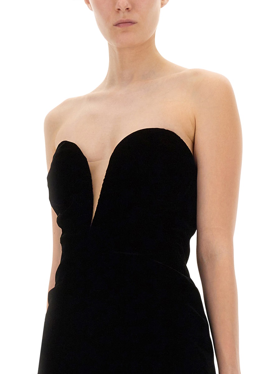 Tom Ford VELVET COCKTAIL DRESS Zwart