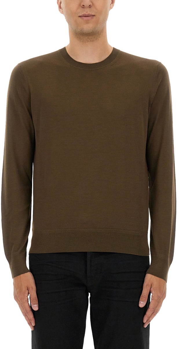 Tom Ford FINE MERINO VIRGIN WOOL SWEATER Bruin