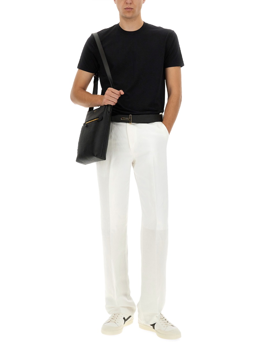 Tom Ford REGULAR FIT T-SHIRT Zwart