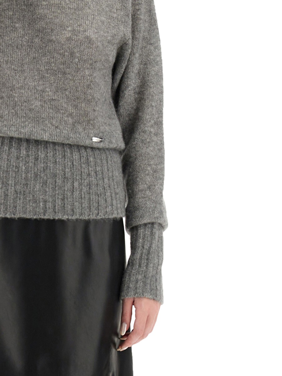 Tom Ford BOAT-NECK SWEATER Grijs