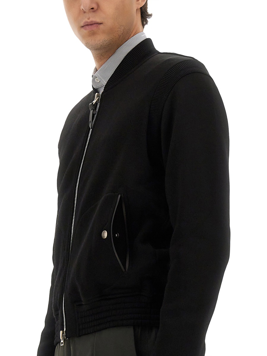 Tom Ford ZIP SWEATSHIRT. Zwart